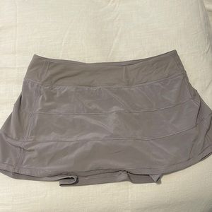 Lululemon pace rival skirt grey size 10